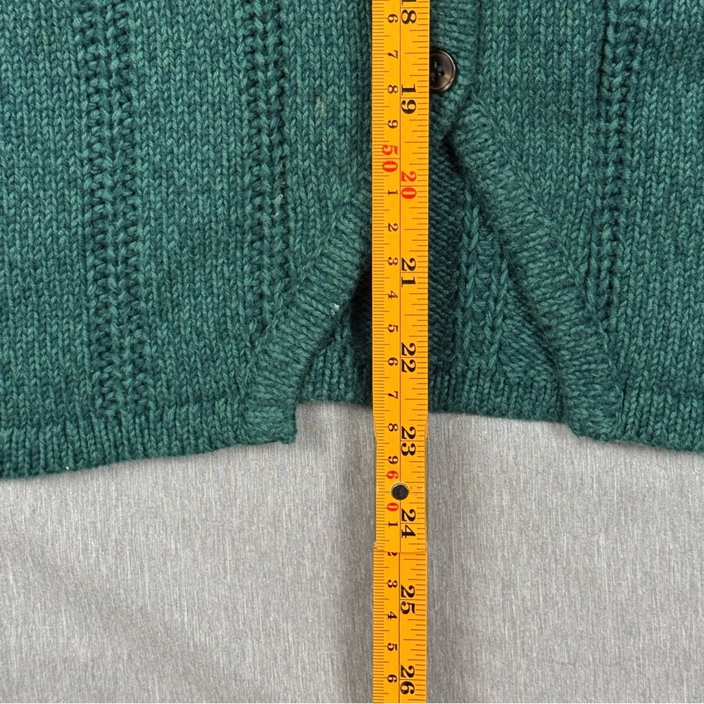 Vintage Northern Reflections Green Ribbed Sweater Vest XL - Picture 5 of 7